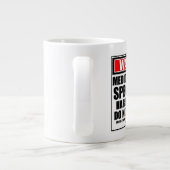 の警告医療請求専門医懸命 ジャンボコーヒーマグカップ (裏面)