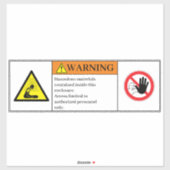 の警告危険物ラベル シール (シート)