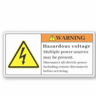 の警告危険電圧ラベルE234 シール