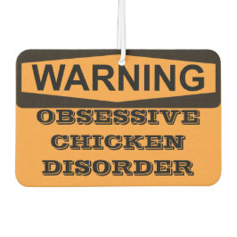 の警告強迫性鶏の病気 カーエアーフレッシュナー