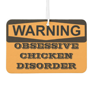 の警告強迫性鶏の病気 カーエアーフレッシュナー