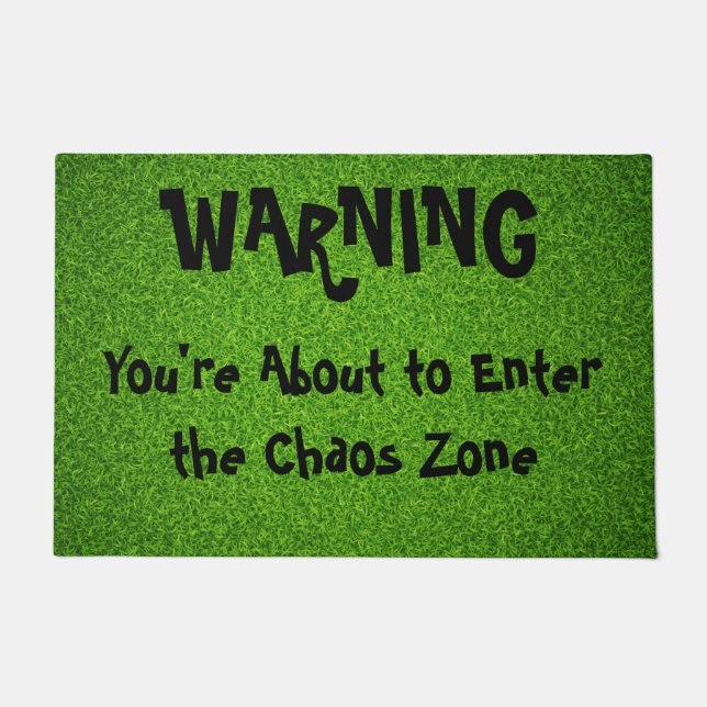 の警告形式 ドアマット (正面)