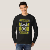 の警告放射線科医 Tシャツ (正面フル)