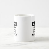 の警告月曜日 コーヒーマグカップ (中央)