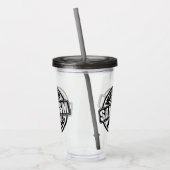 の警告有害な皮肉おもしろい引用文 アクリルタンブラー (左)