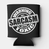 の警告有害な皮肉ラベル 缶クーラー (裏面)