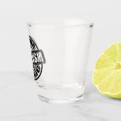 の警告有害な皮肉 ショットグラス (右)