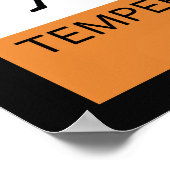 の警告気性に富んだOboistポスター ポスター (角)