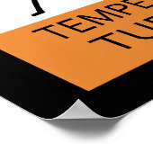 の警告気性の強いチューバ選手のポスター ポスター (角)