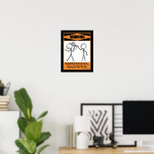 の警告気性ベーピパー ポスター (ホームオフィス)