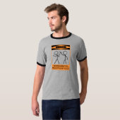 の警告気性メロ奏者 Tシャツ (正面フル)