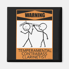 の警告気温収縮クラリネティスト マグネット