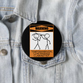 の警告気温収縮クラリネティスト 缶バッジ (インサイチュ)