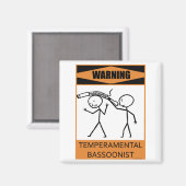 の警告気温性根本主義者 マグネット (正面/裏面)