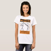 の警告気温的バラライカ選手 Tシャツ (正面フル)