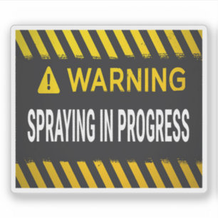 の警告溶射中 シール