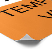 の警告熱狂的なヴィオラ選手のポスター ポスター (角)