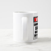 の警告環境技術者懸命 ジャンボコーヒーマグカップ (裏面)