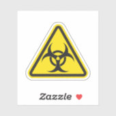 の警告生物学的災害［有害物質］標識 シール (シート)