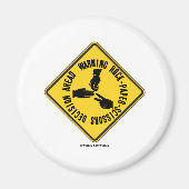 の警告紙はさみ判定の前兆 マグネット (正面)