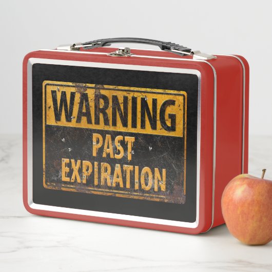 の警告過去の有効期限 – Dirty Putrid Fly Grime メタルランチボックス (インサイチュ)