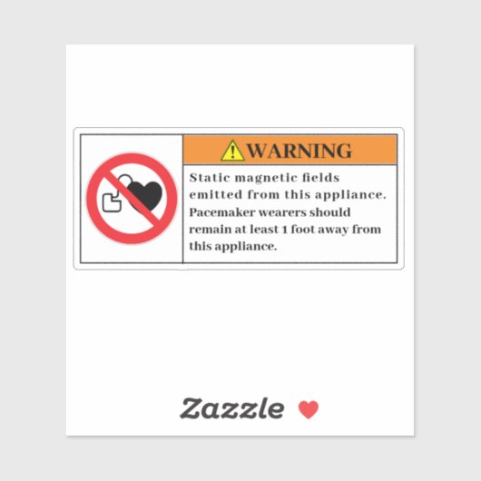 の警告静磁場ラベル シール (シート)