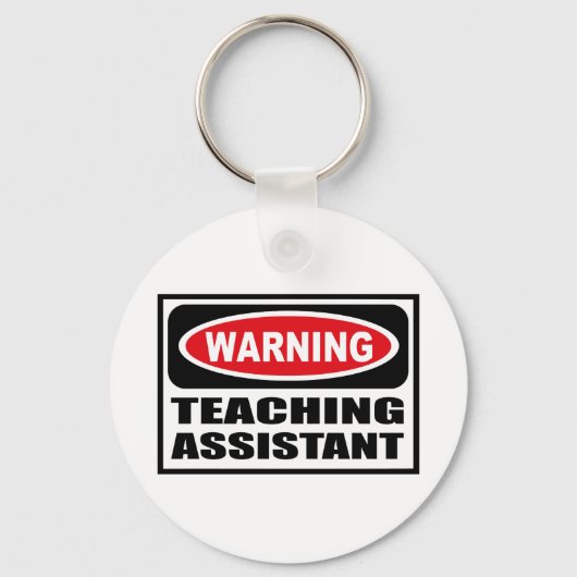 の警告ASSISTANT教え Key Chain キーホルダー (正面)