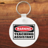 の警告ASSISTANT教え Key Chain キーホルダー (正面)