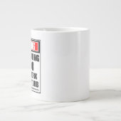の警告Contributing Editor懸命At Work ジャンボコーヒーマグカップ (正面)