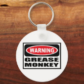 の警告GREASE MONKEY Chain キーホルダー (正面)