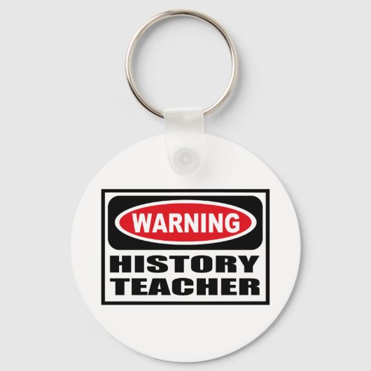 の警告HISTORY先生キーチェーン キーホルダー (正面)