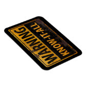 の警告KNOW-IT-ALL – 金属危険注意標識 –  マグネット (右側)