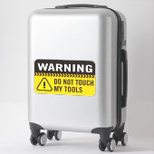 の警告Touchしないツール シール (スーツケース)