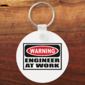 の警告WORK KEY CHAINのエンジニア キーホルダー (正面)