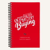 の買スクラップ鉄、古い電池買の ノートブック (正面)