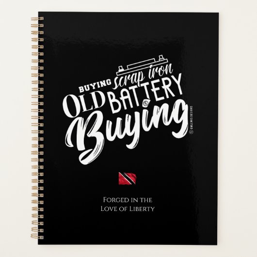 の買スクラップ鉄、古い電池買の プランナー手帳 (正面)
