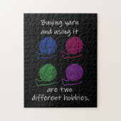 の買糸と使用は二つの趣味違うだ ジグソーパズル (縦)