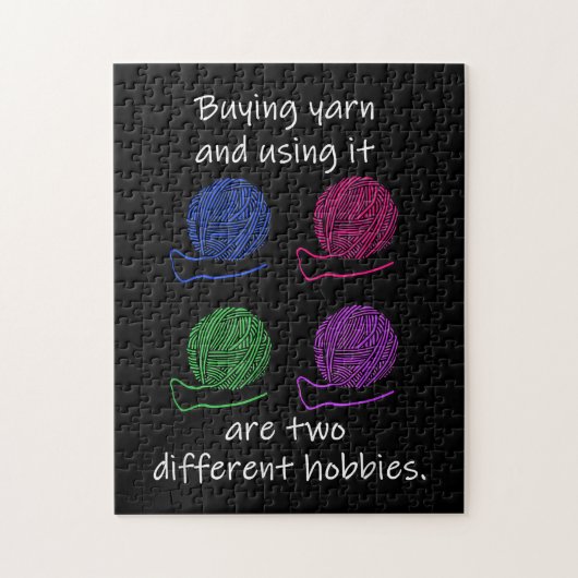 の買糸と使用は二つの趣味違うだ ジグソーパズル (縦)