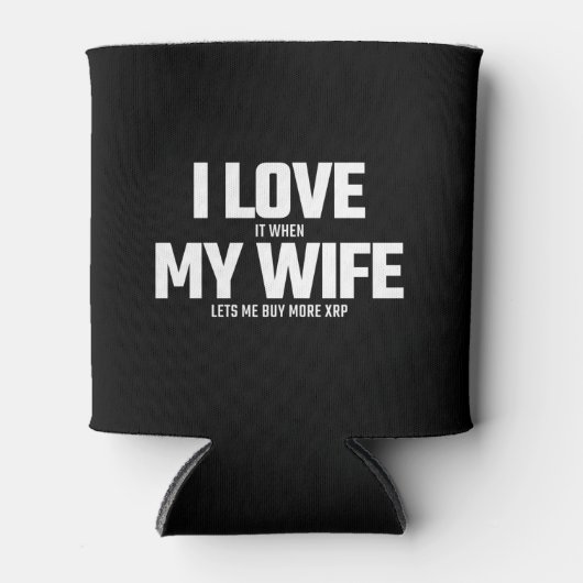 の買XRP Crypto – 妻がXRPをさらに買許可 缶クーラー (正面)