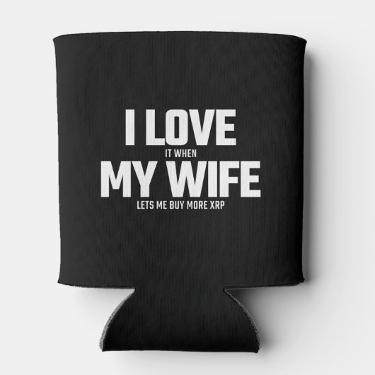 の買XRP Crypto – 妻がXRPをさらに買許可 缶クーラー (裏面)