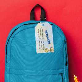 の賛美バックパックグローブチャーチ祈りの言葉ラベル ギフトタグ