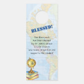 の賛美バックパックグローブチャーチ祈りの言葉 ドアノブサイン (正面)