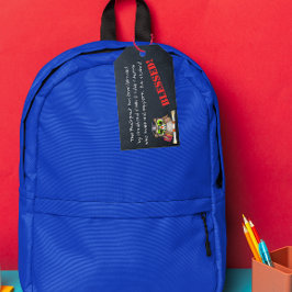 の賛美バックパックス教会祈りの言葉ラベル ギフトタグ