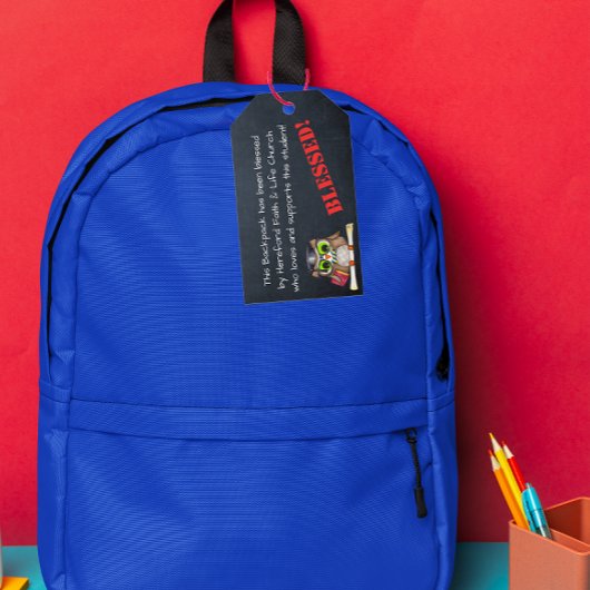 の賛美バックパックス教会祈りの言葉ラベル ギフトタグ