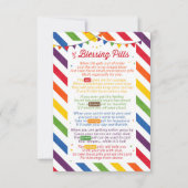 の賛美ピル詩先生感謝ギフトカード 招待状 (正面)