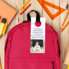 の賛美先生のためのBackpacks Apple ドアノブサイン