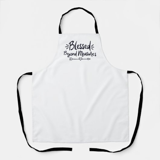 の賛美向こう見ず福音のことわざはキリストにすぎない エプロン (正面)