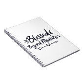 の賛美向こう見ず福音のことわざはキリストにすぎない ノートブック (右側)