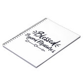 の賛美向こう見ず福音のことわざはキリストにすぎない ノートブック (左側)