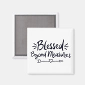 の賛美向こう見ず福音のことわざはキリストにすぎない マグネット (正面/裏面)